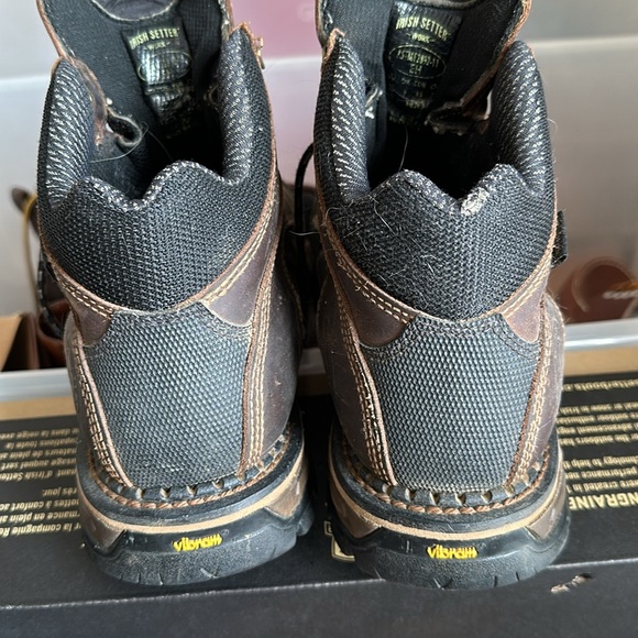 Size 10 Irish setter work boots worn but have a lot of life left - Picture 5 of 5